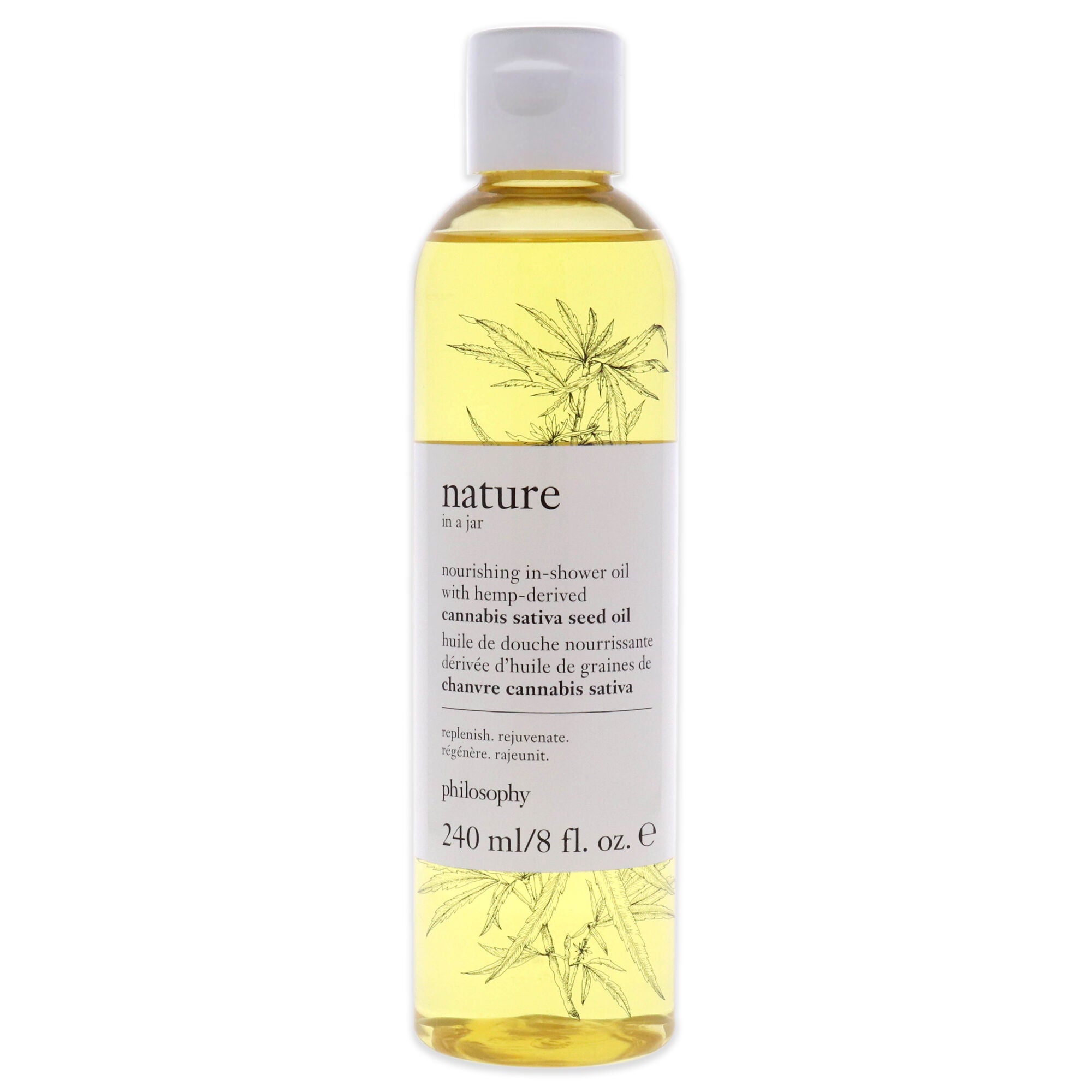 Nourishing In-Shower Oil With Cannabis Sativa Seed Oil by Philosophy for Unisex - 8 oz Shower Oil, , alternate image number 4