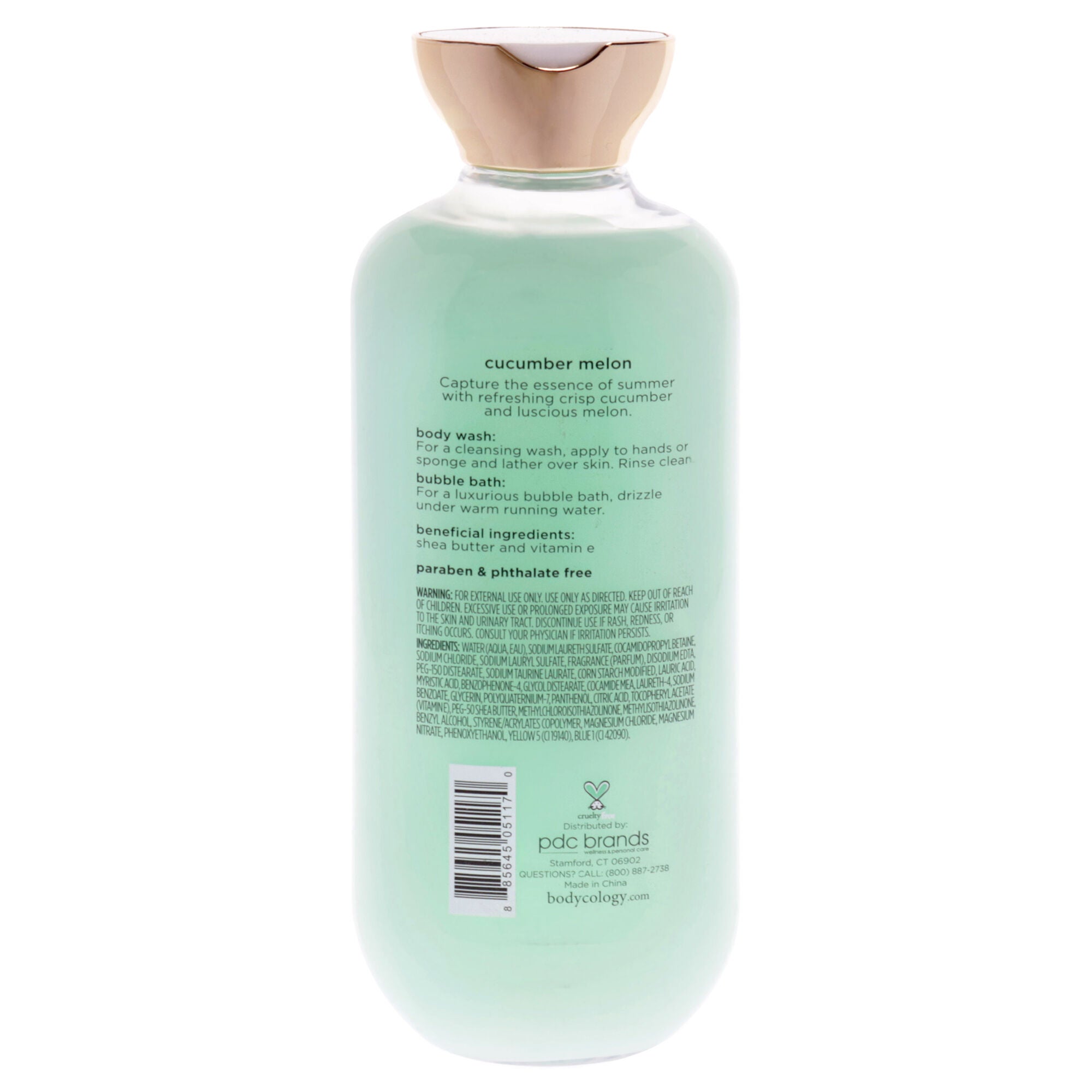 Cucumber Melon by Bodycology for Women - 16 oz Body Wash, See Description, alternate image number 1