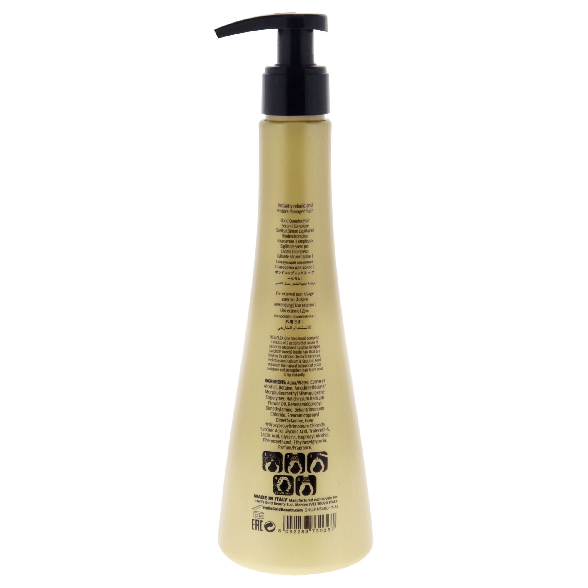 Heliplex One Step Hair Serum by Helis Gold for Unisex - 8.4 oz Serum, See Description, alternate image number 3