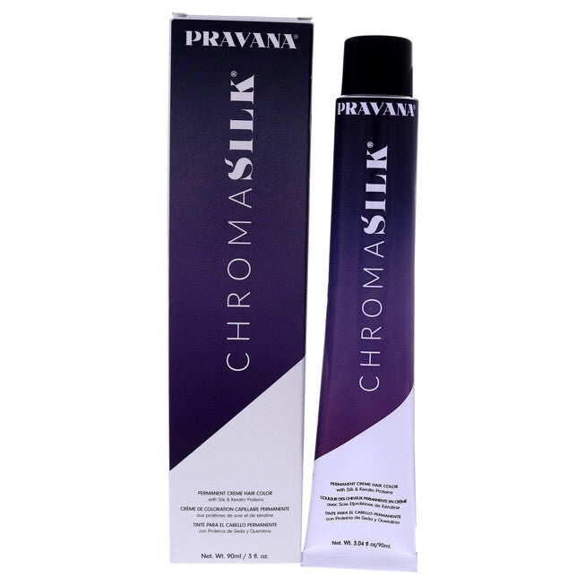 ChromaSilk Creme Hair Color - 6.45 Dark Copper Mahogany Blonde by Pravana for Unisex - 3 oz Hair Color, , alternate image number null