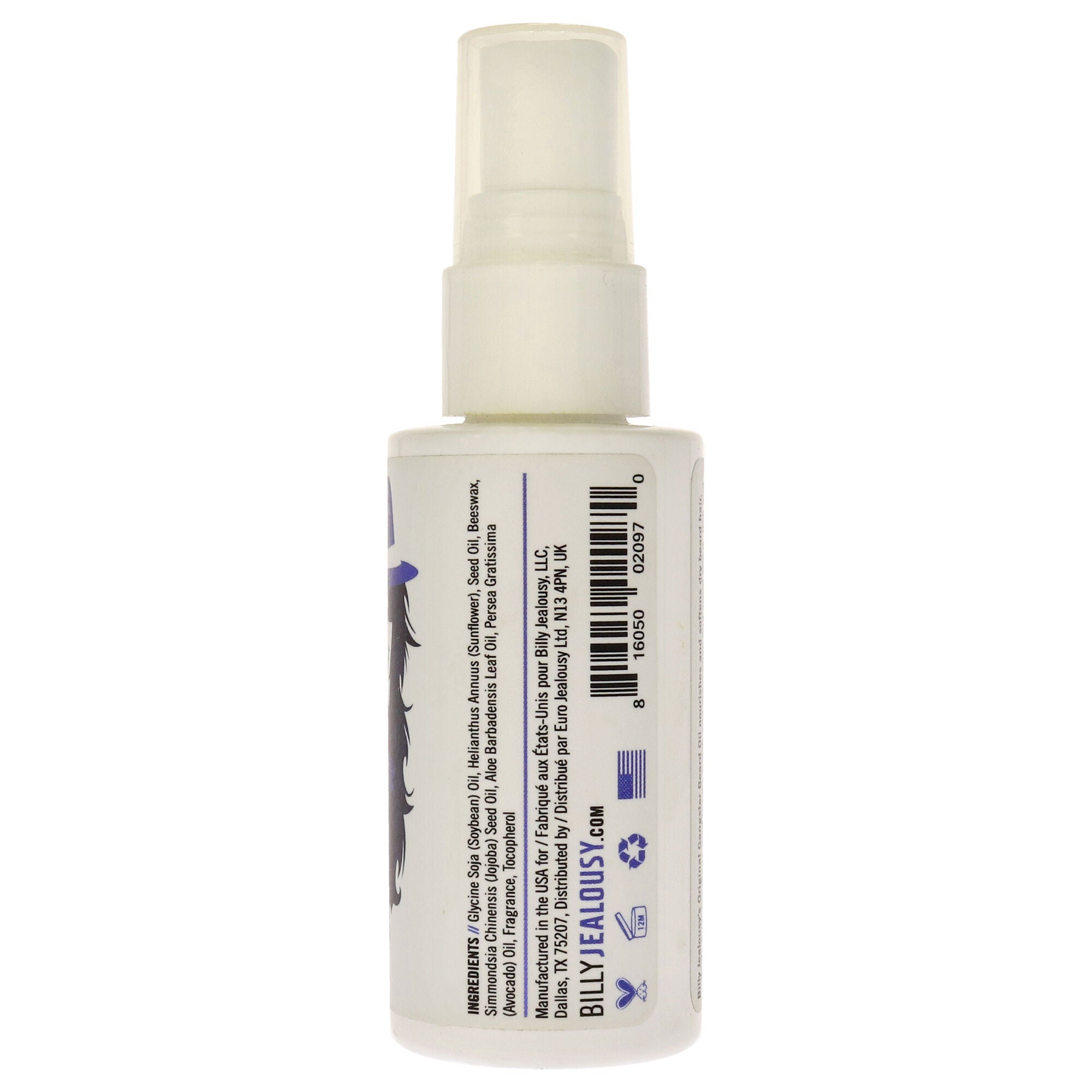 Original Gangster Beard Oil by Billy Jealousy for Men - 2 oz Oil, See Description, alternate image number 1