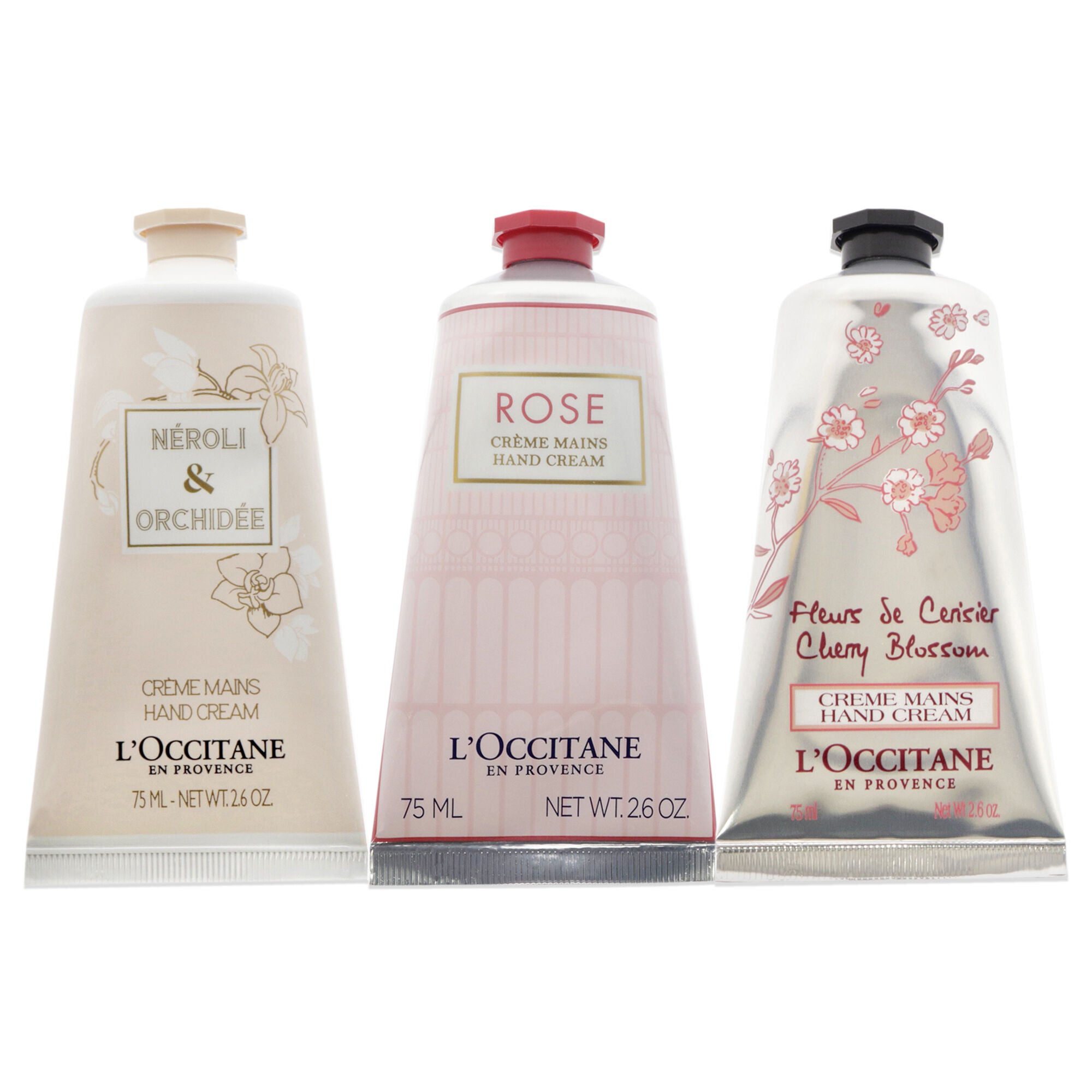 Pink Flowers Hand Cream Trio by LOccitane for Unisex - 3 x 2.6 oz Neroli and Orchidee Hand Cream, Rose Hand Cream, Cherry Blossom Hand Cream, , alternate image number 5