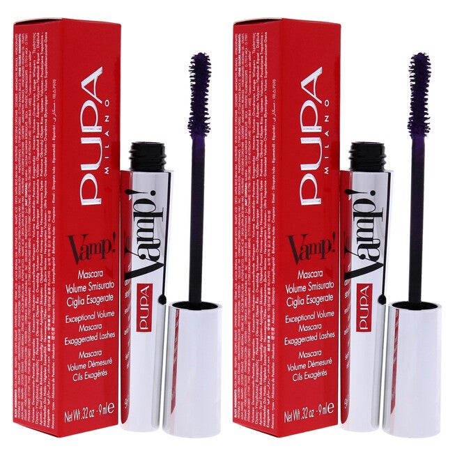 Vamp! Mascara - 400 Amethyst Violet by Pupa Milano for Women - 0.32 oz Mascara - Pack of 2, NA, alternate image number null