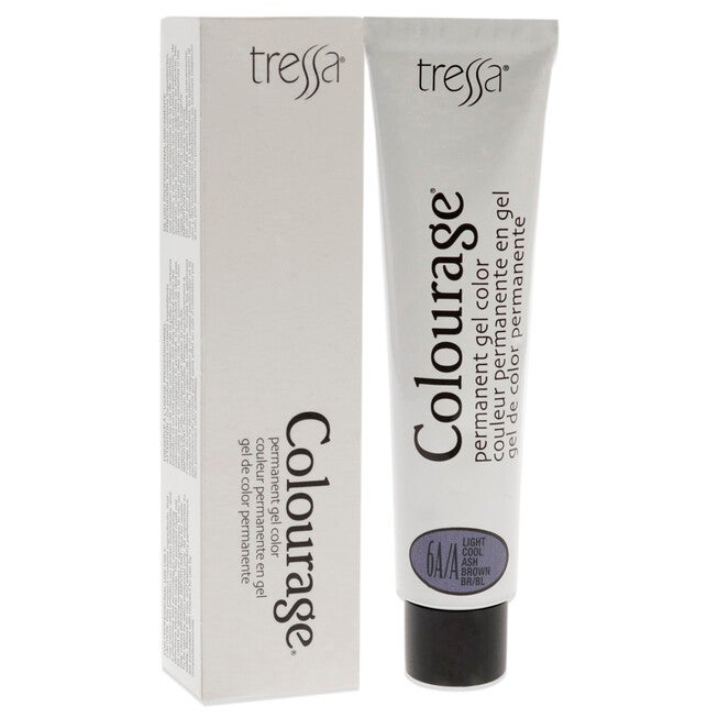 Colourage Permanent Gel Color - 6AA Light Cool Ash Brown by Tressa for Unisex - 2 oz Hair Color, , alternate image number null