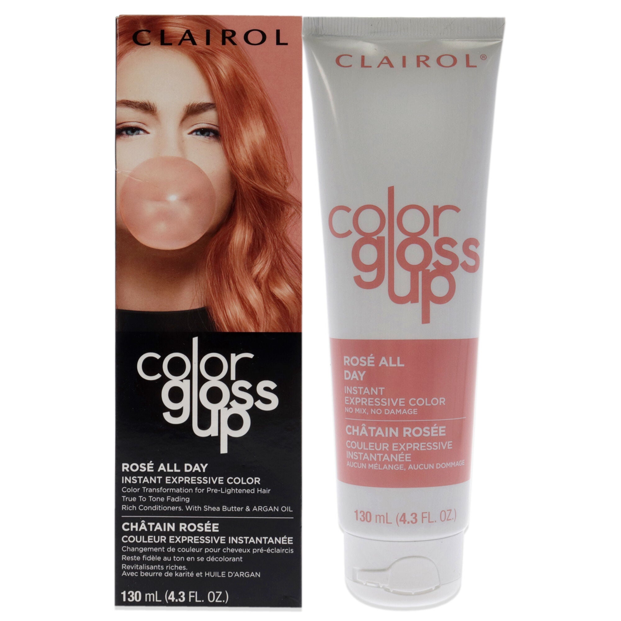 Color Gloss Up - Rose All Day by Clairol for Unisex - 4.3 oz Hair Color, See Description, hi-res image number 0