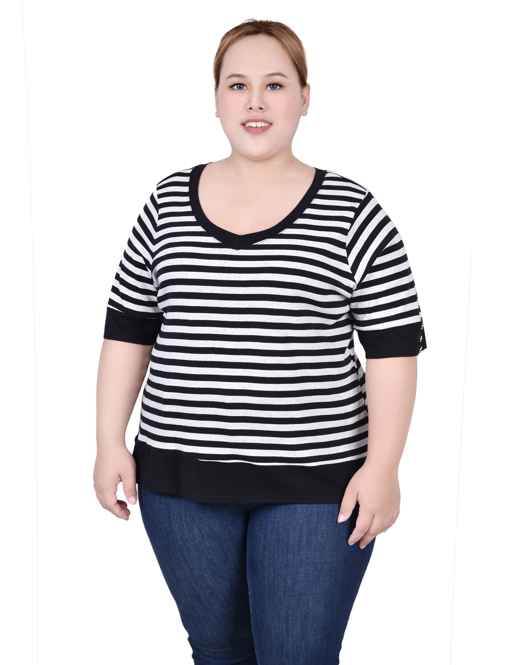 Elbow Sleeve Top King Size