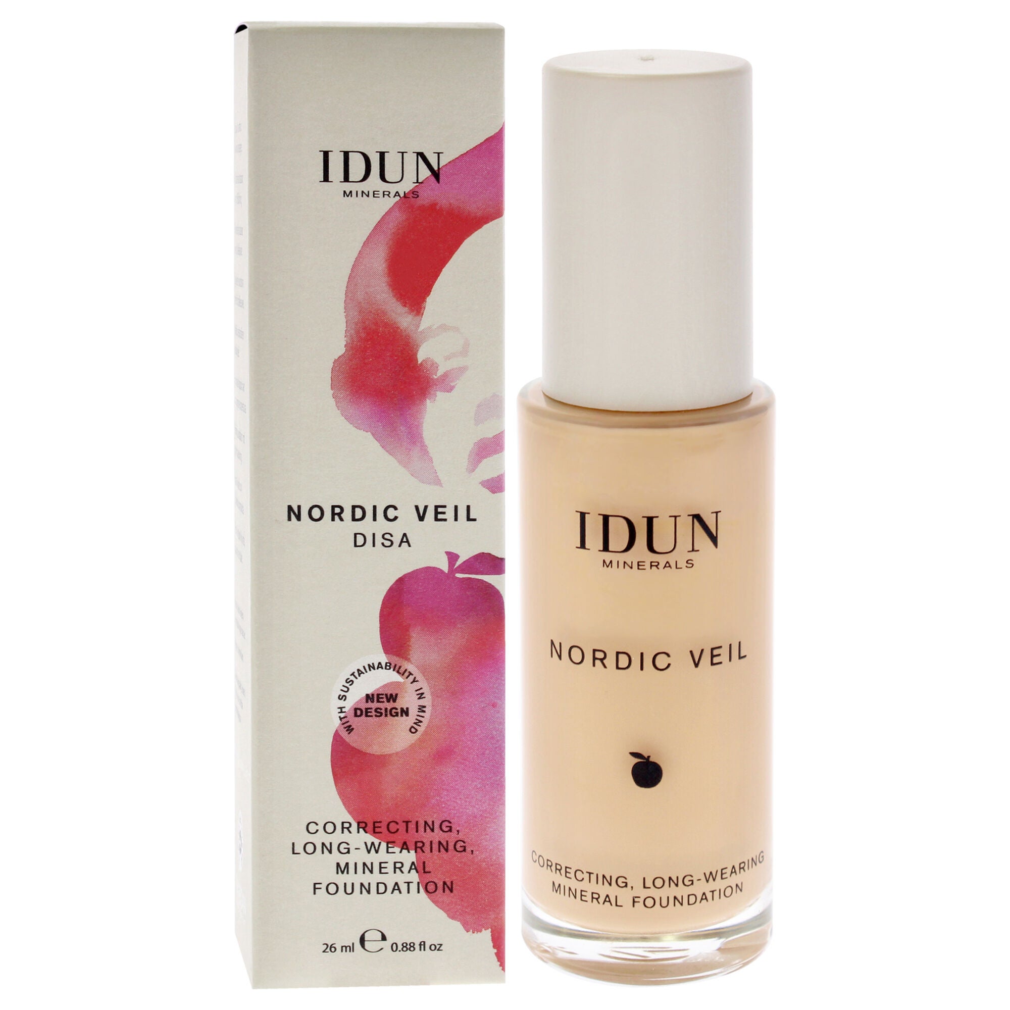 Nordic Veil Foundation - 307 Disa by Idun Minerals for Women - 0.88 oz Foundation, See Description, alternate image number 1