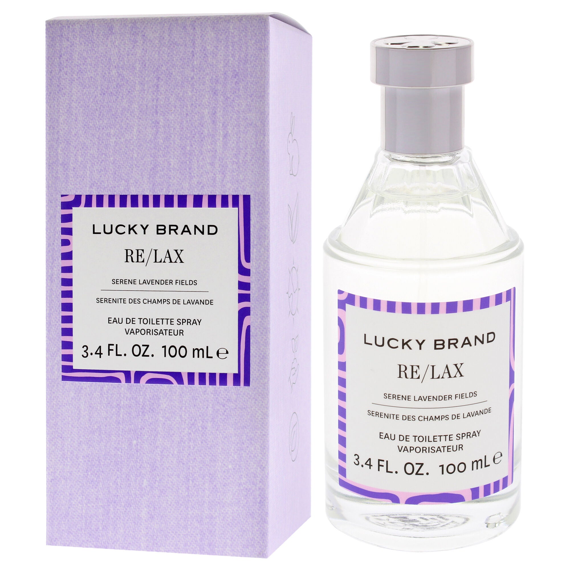 Re-Lax by Lucky Brand for Unisex - 3.4 oz EDT Spray, Clear, alternate image number 3