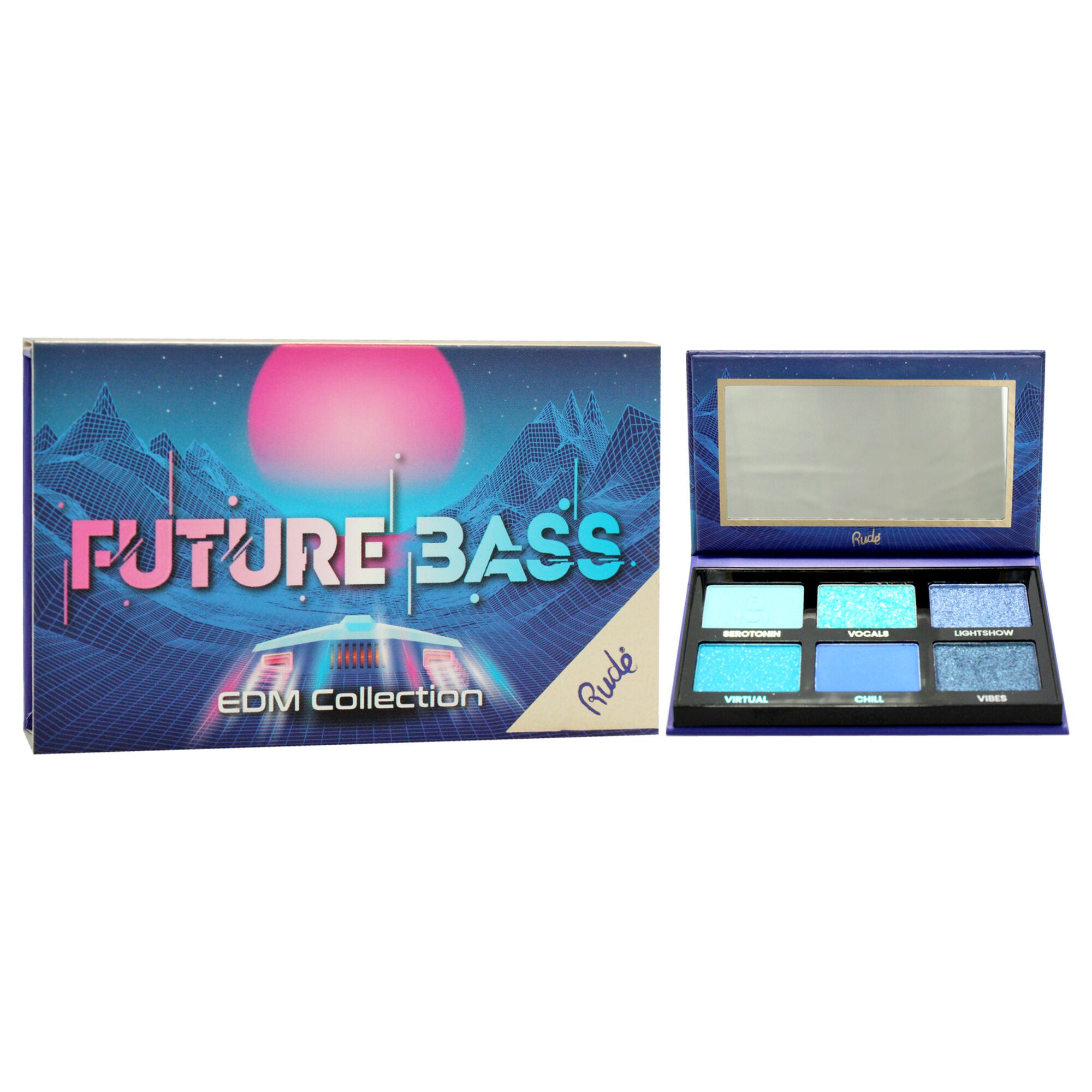 EDM Collection - Future Bass by Rude Cosmetics for Women - 0.21 oz Eye Shadow, See Description, alternate image number 1