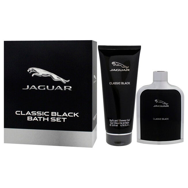 Jaguar Classic Black by Jaguar for Men - 2 Pc Gift Set 3.4oz EDT Spray, 6.76oz Bath and Shower Gel, NA, alternate image number null