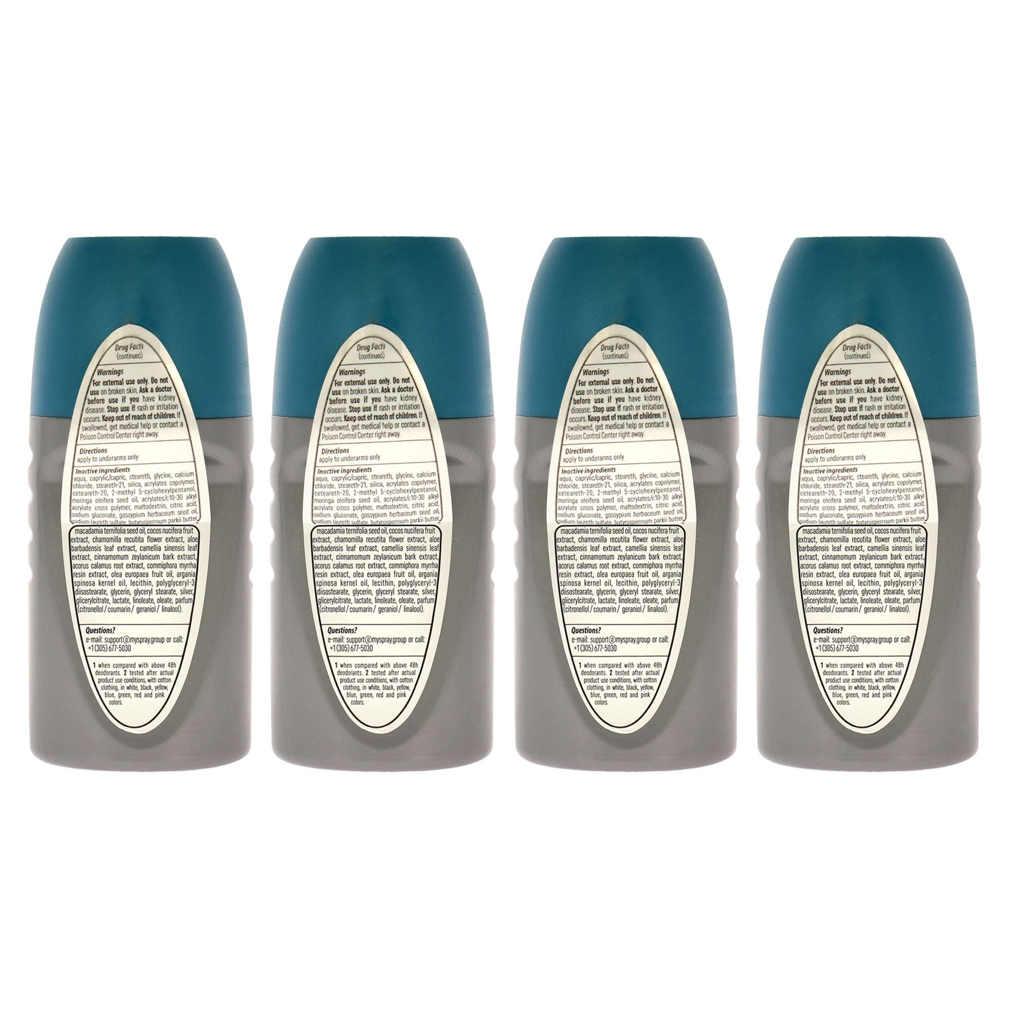 72 Hours Element Antiperspirant Deodorant - Ocean by Above for Men - 1.7 oz Deodorant Roll-On - Pack of 4, See Description, alternate image number 1