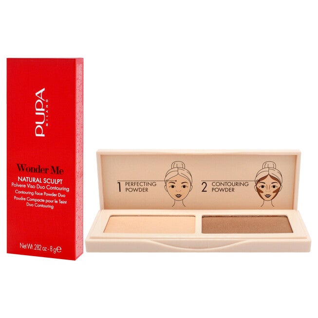 Wonder Me Natural Sculpt - 002 Medium-Dark Skin by Pupa Milano for Women - 0.282 oz Makeup, NA, alternate image number null