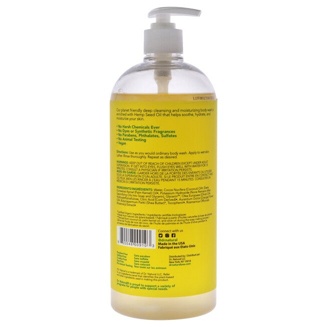 Refreshing Oil Body Wash - Citrus by Dr. Natural for Unisex - 32 oz Body Wash, NA, alternate image number null