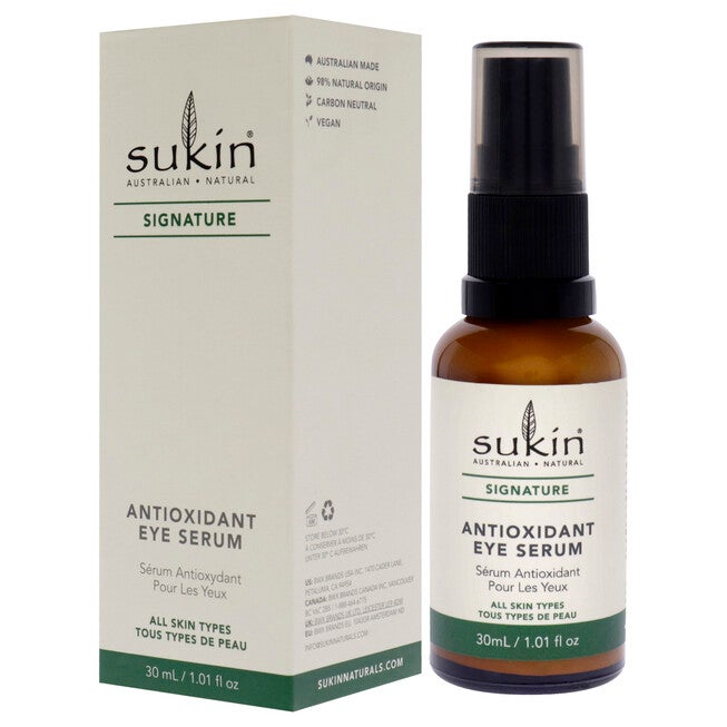 Signature Antioxidant Eye Serum by Sukin for Women - 1.01 oz Serum, , alternate image number null