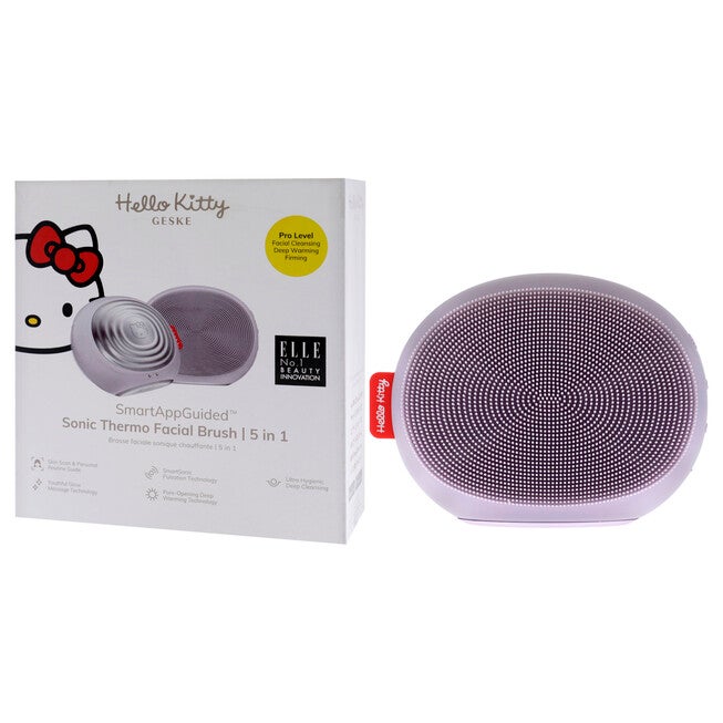 Hello Kitty Sonic Thermo Facial Brush 5 in 1 - Purple by Geske for Women - 1 Pc Brush, , alternate image number null