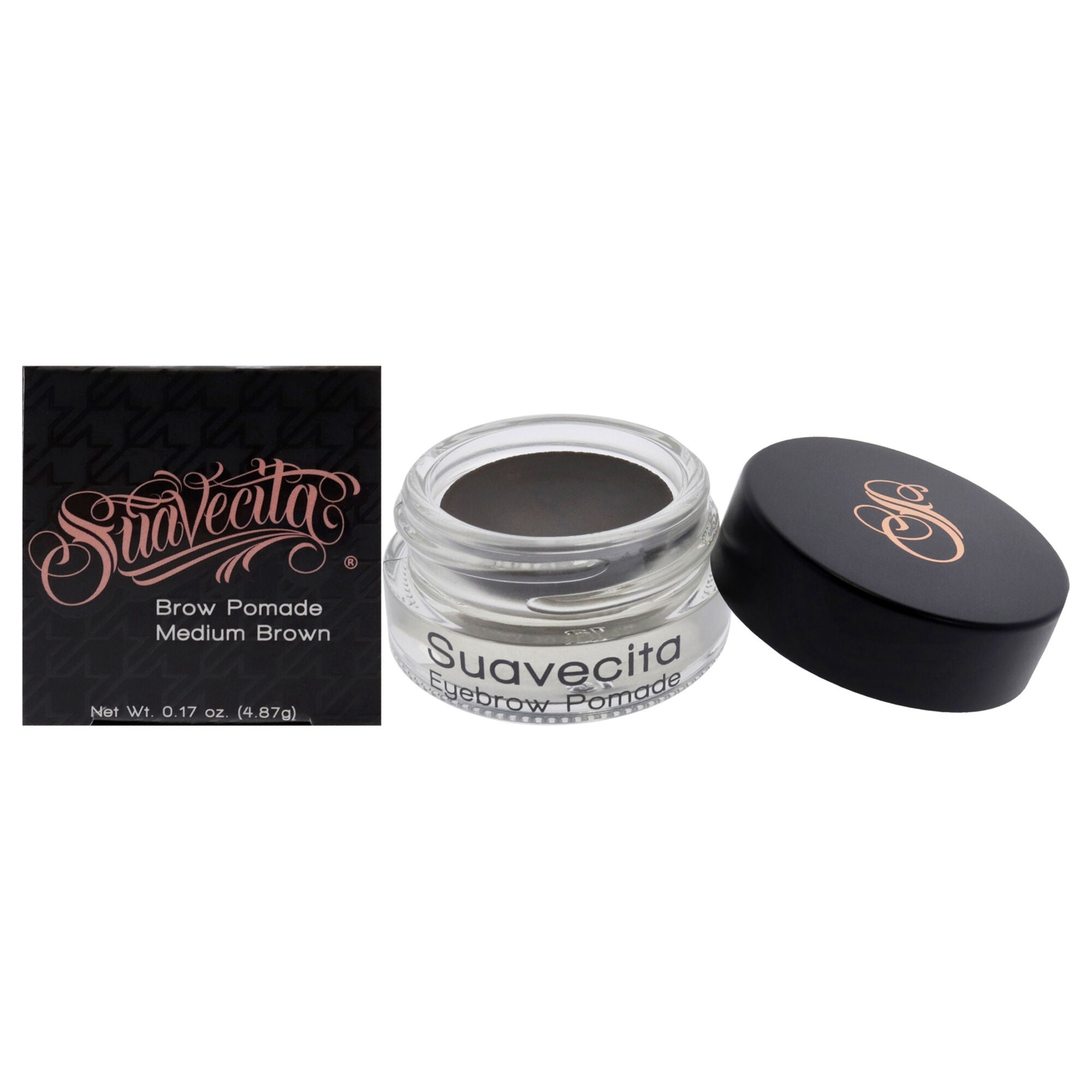 Brow Pomade - Medium Brown by Suavecito for Women - 0.17 oz Pomade, See Description, hi-res image number 0