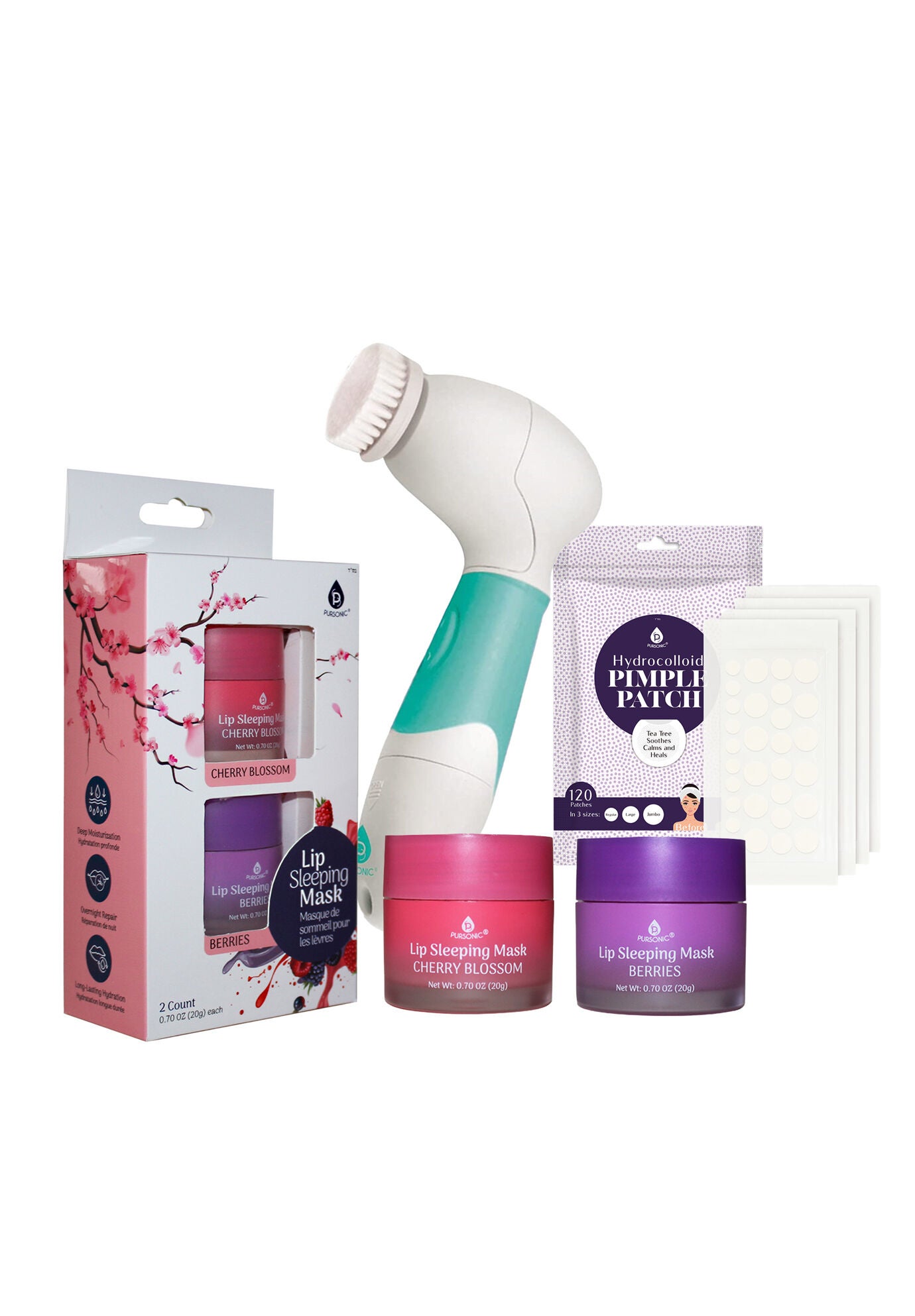 Ultimate Skincare Bundle: Lip Care, Acne Solution, And Advanced Cleansing, O, hi-res image number 0