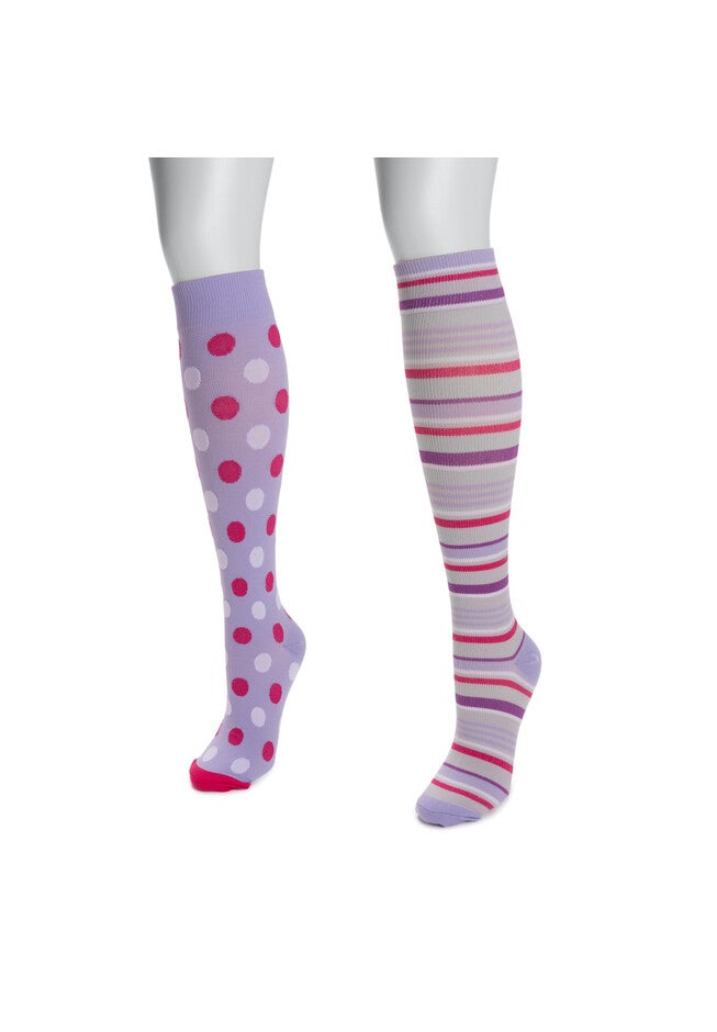 2 Pair Pack Compression Socks, , alternate image number null