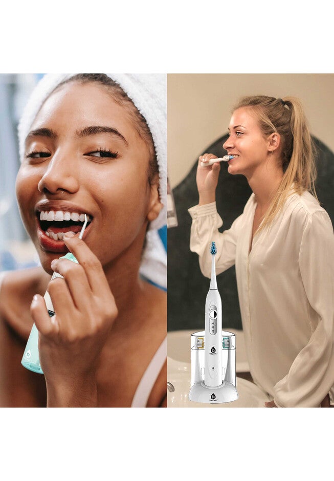 Rechargeable Toothbrush & Water Flosser Duo With Multi-Year Supply, , alternate image number 2