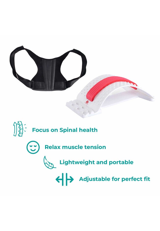 Back Health Essentials Kit: Multi-Level Stretch & Posture Perfection., , on-hover image number null