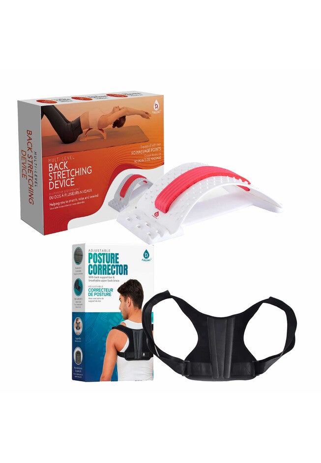 Back Health Essentials Kit: Multi-Level Stretch & Posture Perfection., O, hi-res image number null