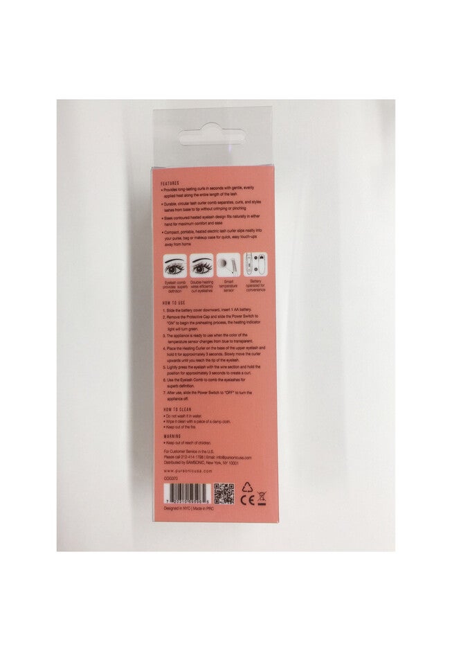 Heated Eyelash Curler W/Comb, , on-hover image number null