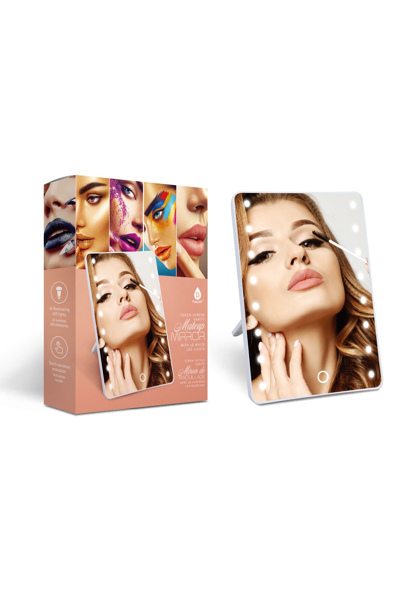 Led Vanity Makeup Mirror, , on-hover image number 1