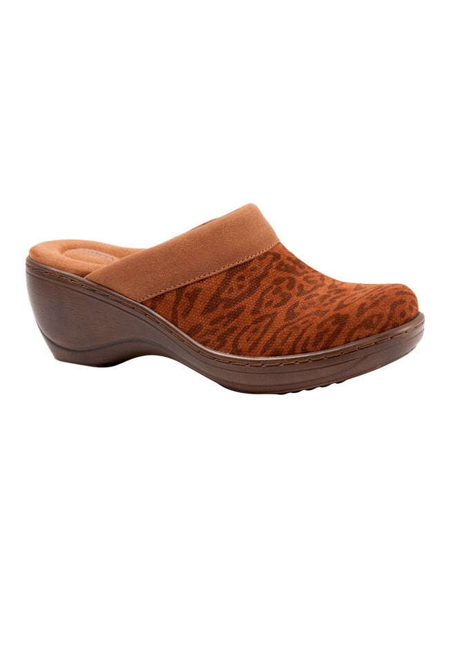 Murietta Clog by SoftWalk®, LUGGAGE LEOPARD, hi-res image number null