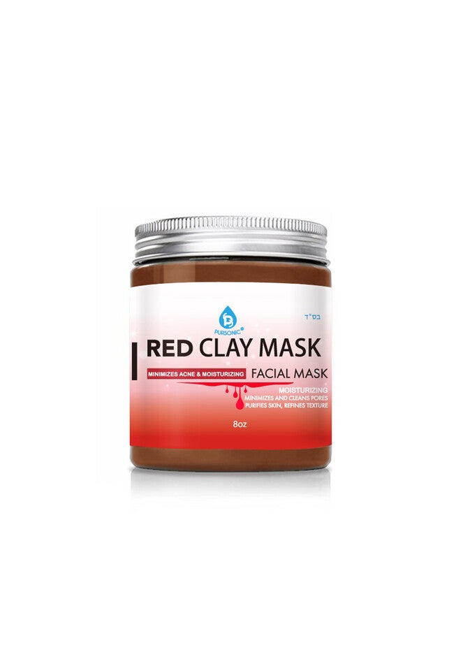 Facial Mask Of Red Clay, O, hi-res image number null