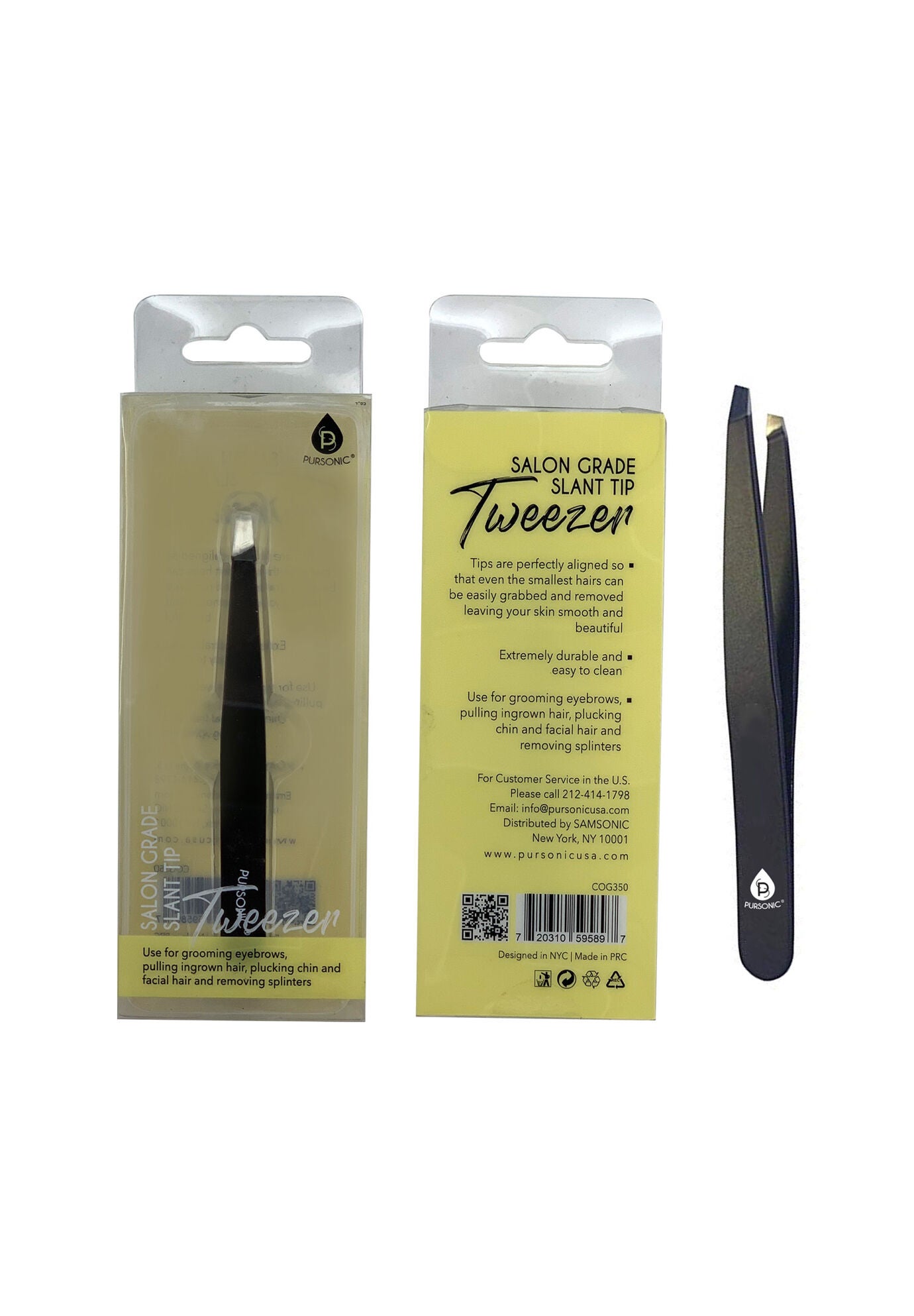 Professional Slant Tip Tweezers, O, hi-res image number 0