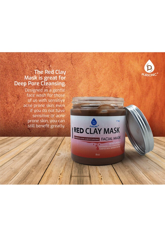 Facial Mask Of Red Clay, , on-hover image number null