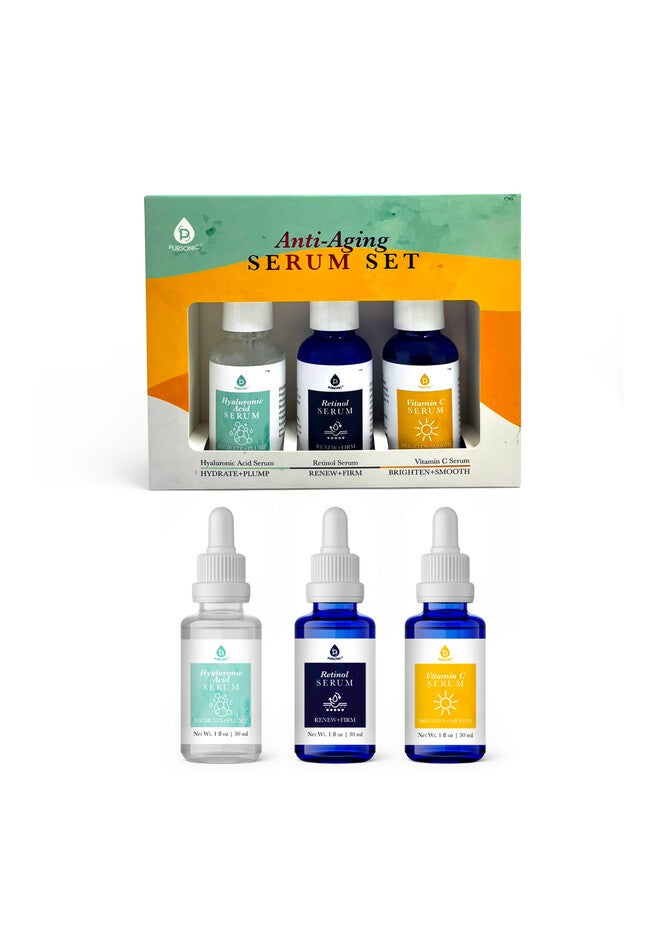 Anti Aging Serum Set For Face 3 Pk, , alternate image number null