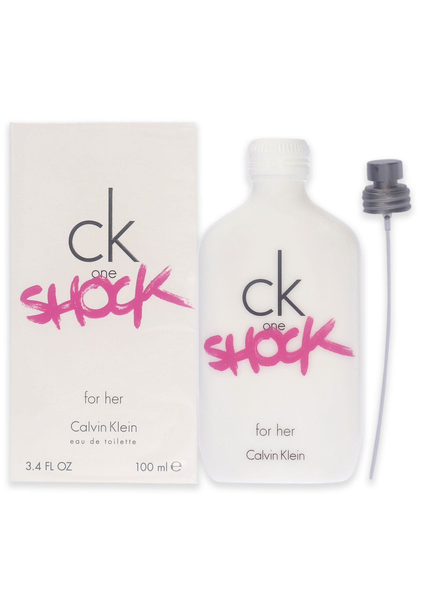 Ck One Shock For Her Perfume 3.4 Oz O King Size