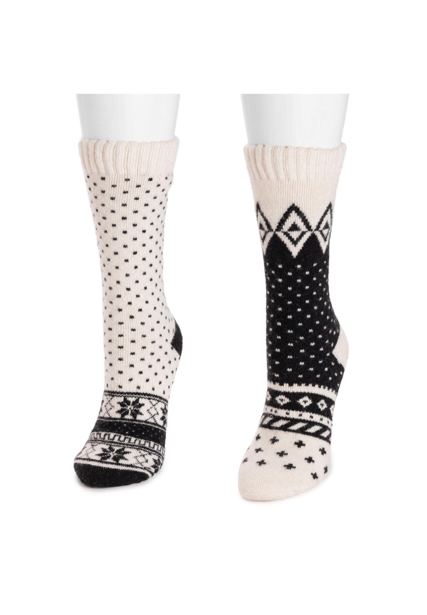 2 Pair Pack Wool Boot Socks, , on-hover image number 1