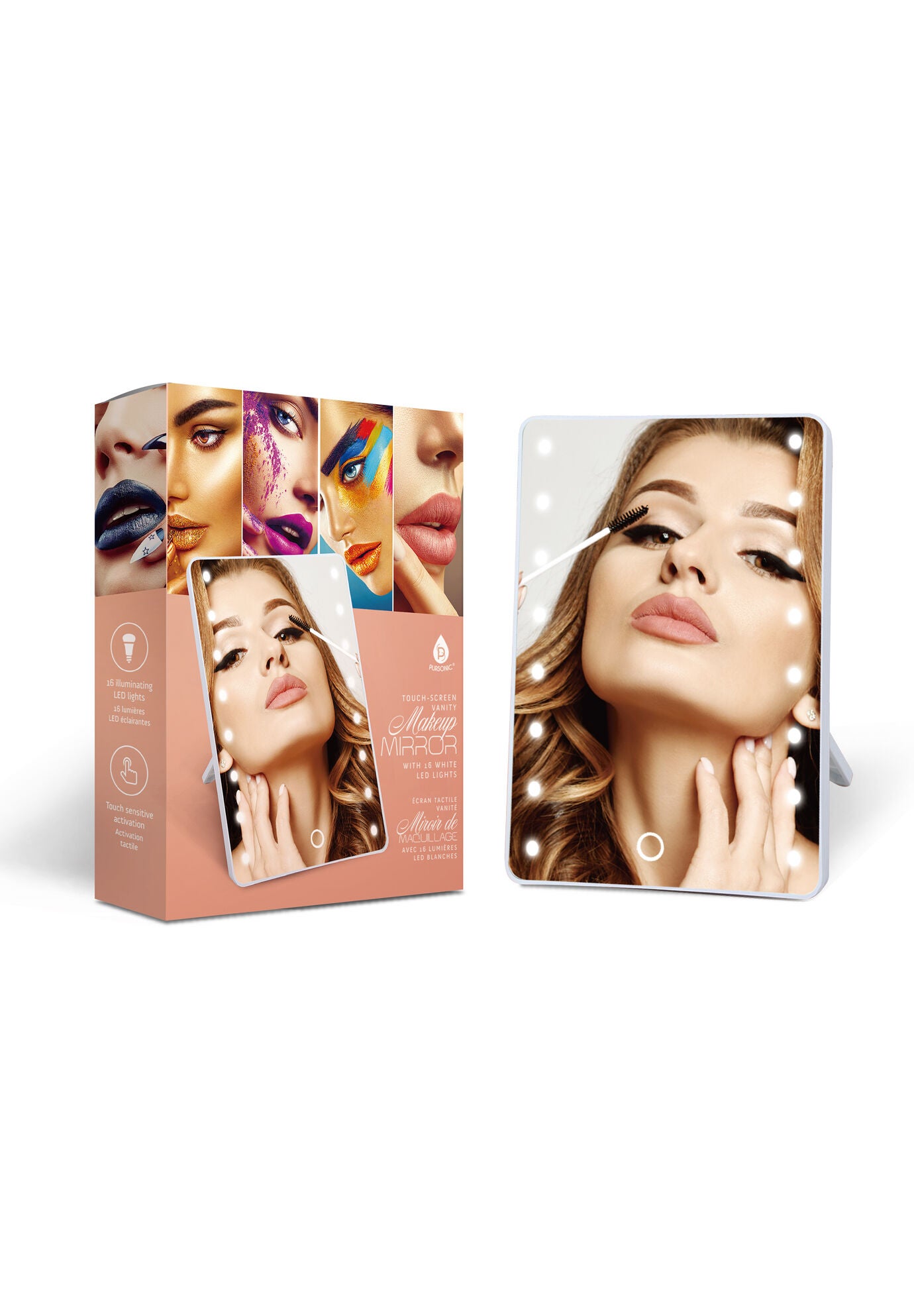 Led Vanity Makeup Mirror, O, hi-res image number 0