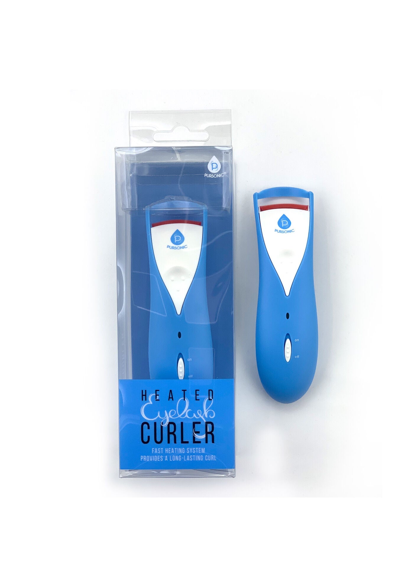 Heated Eyelash Curler with Ergonomic Handle, O King Size