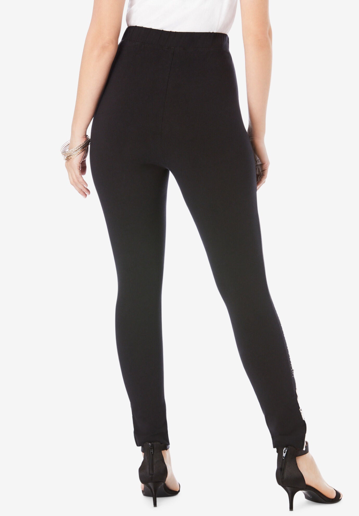 Lace-Applique Legging, , on-hover image number 1