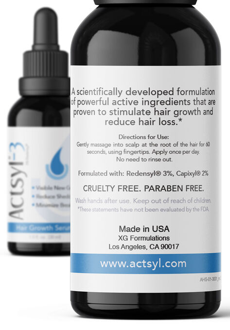 Actsyl-3 Hair Growth Serum - 30Ml Hair Care, , alternate image number null