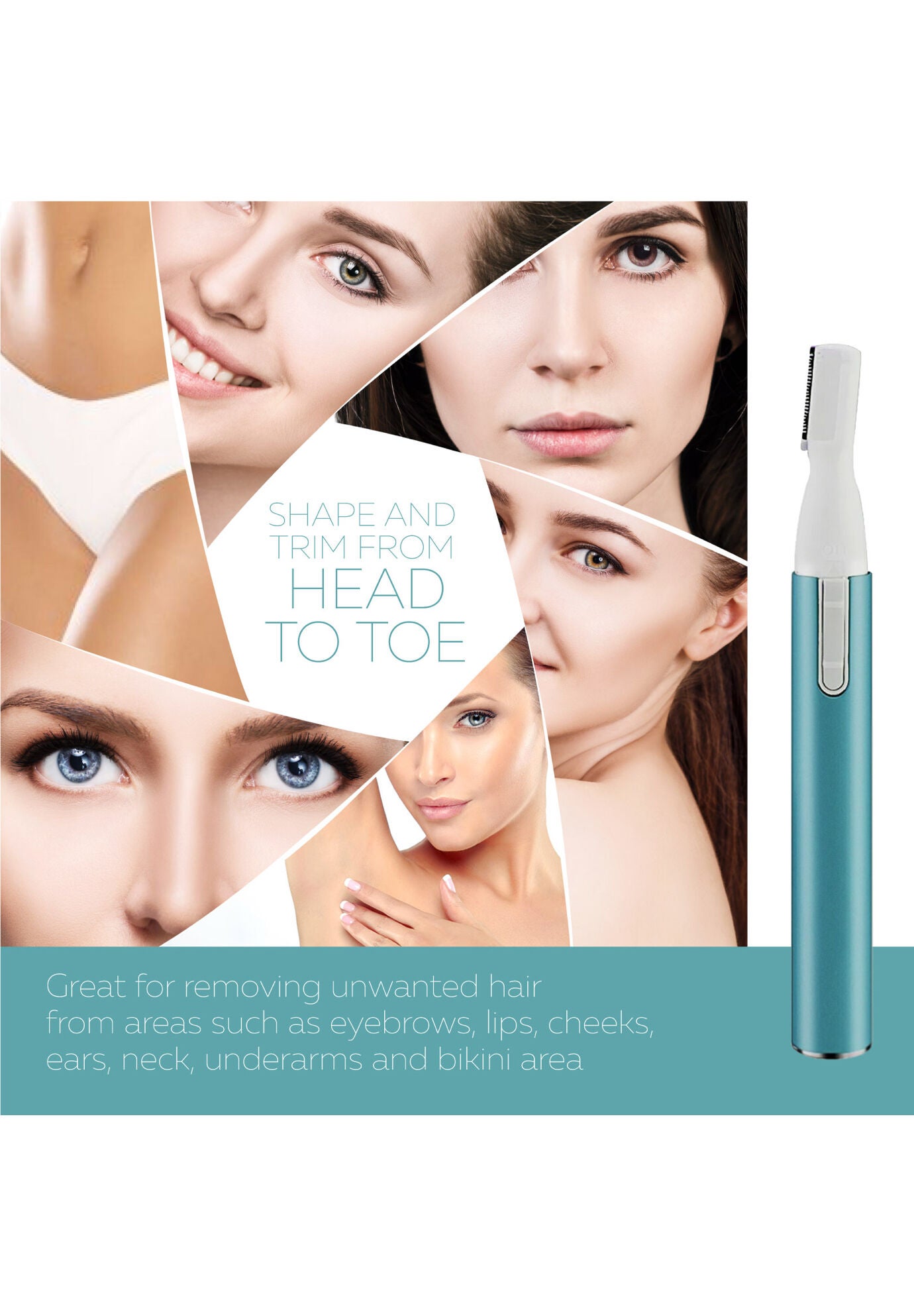 Facial Trimmer And Eyebrow Styling Kit, , alternate image number 4