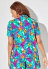 Button Front Beach Shirt, , on-hover image number null