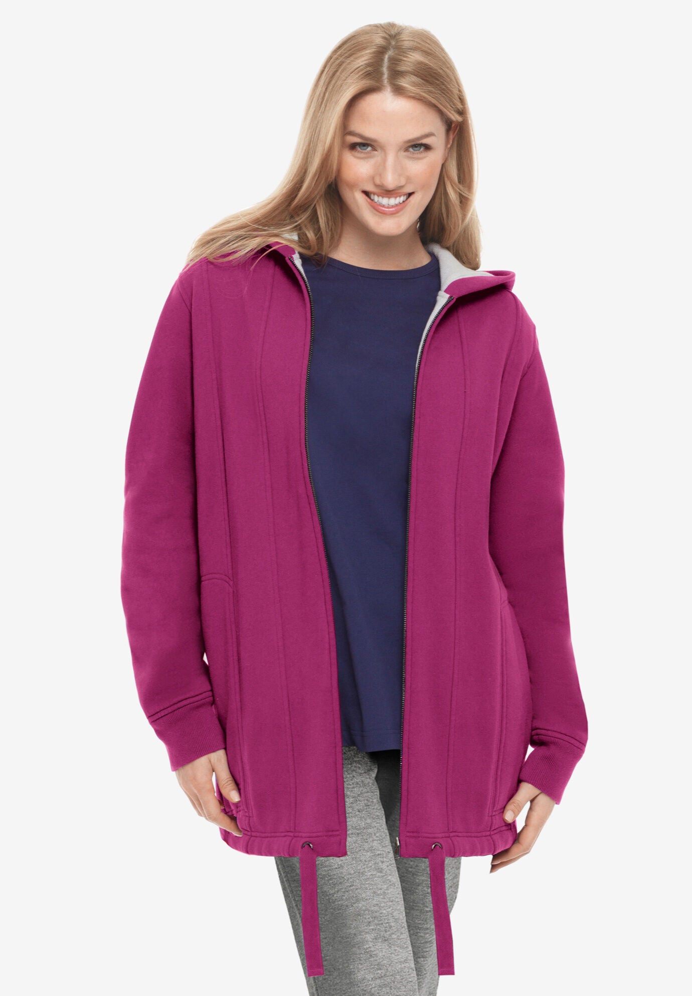 Thermal lined sale fleece hoodie