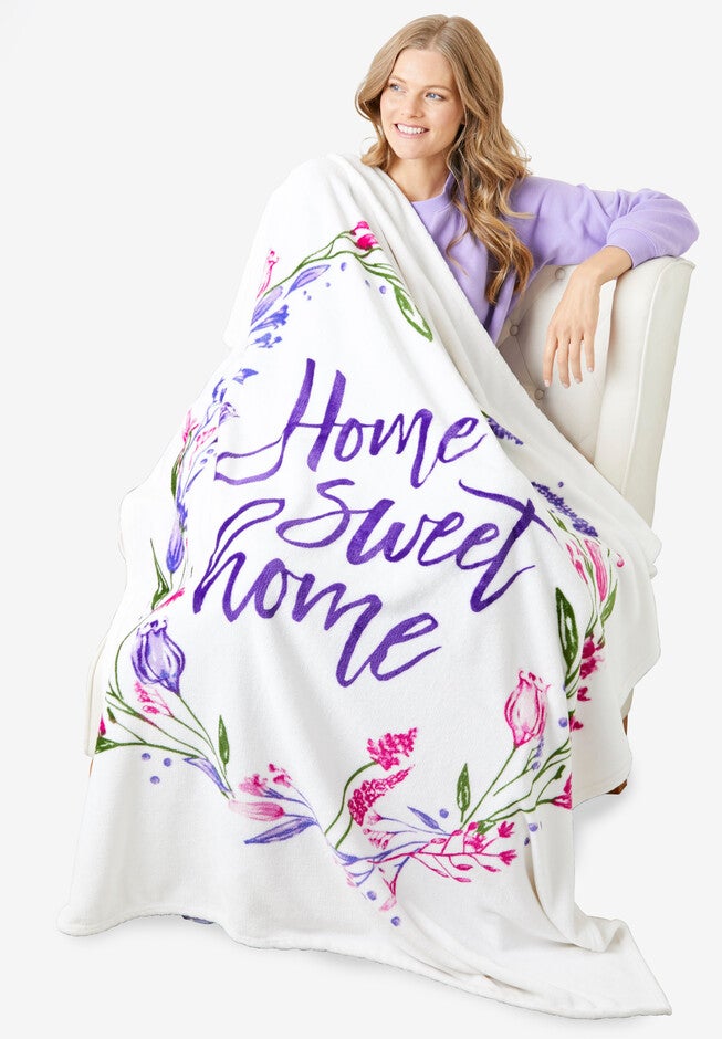 Home Sweet Home Blanket, HOME SWEET HOME, hi-res image number 0