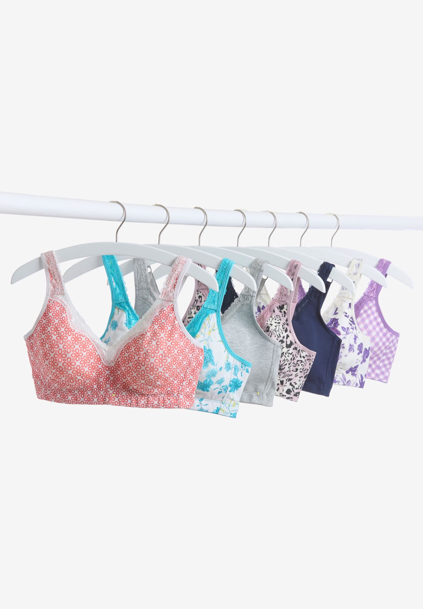 Cotton Comfort Wireless Bra, , alternate image number 4