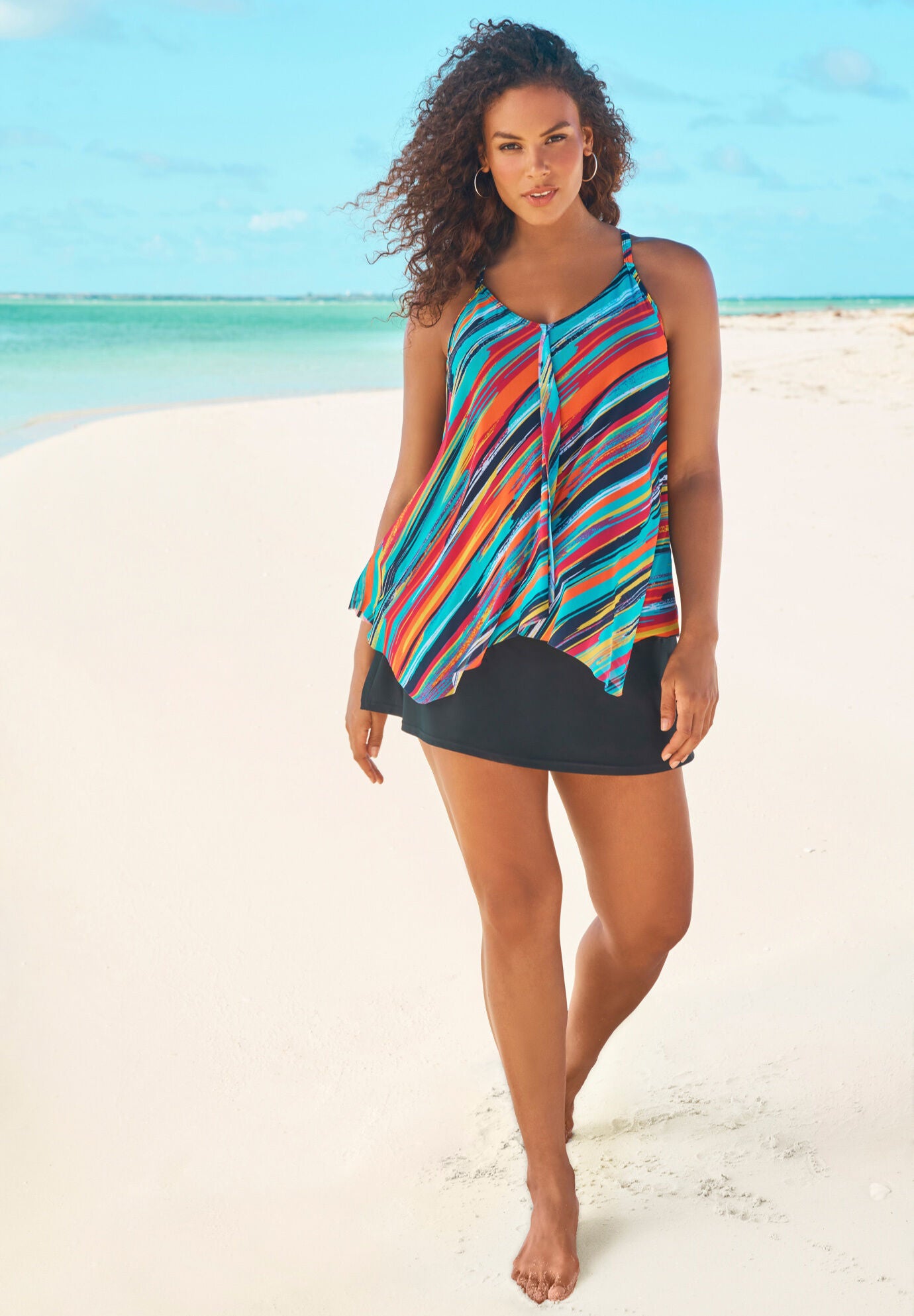 Longer length discount tankini tops