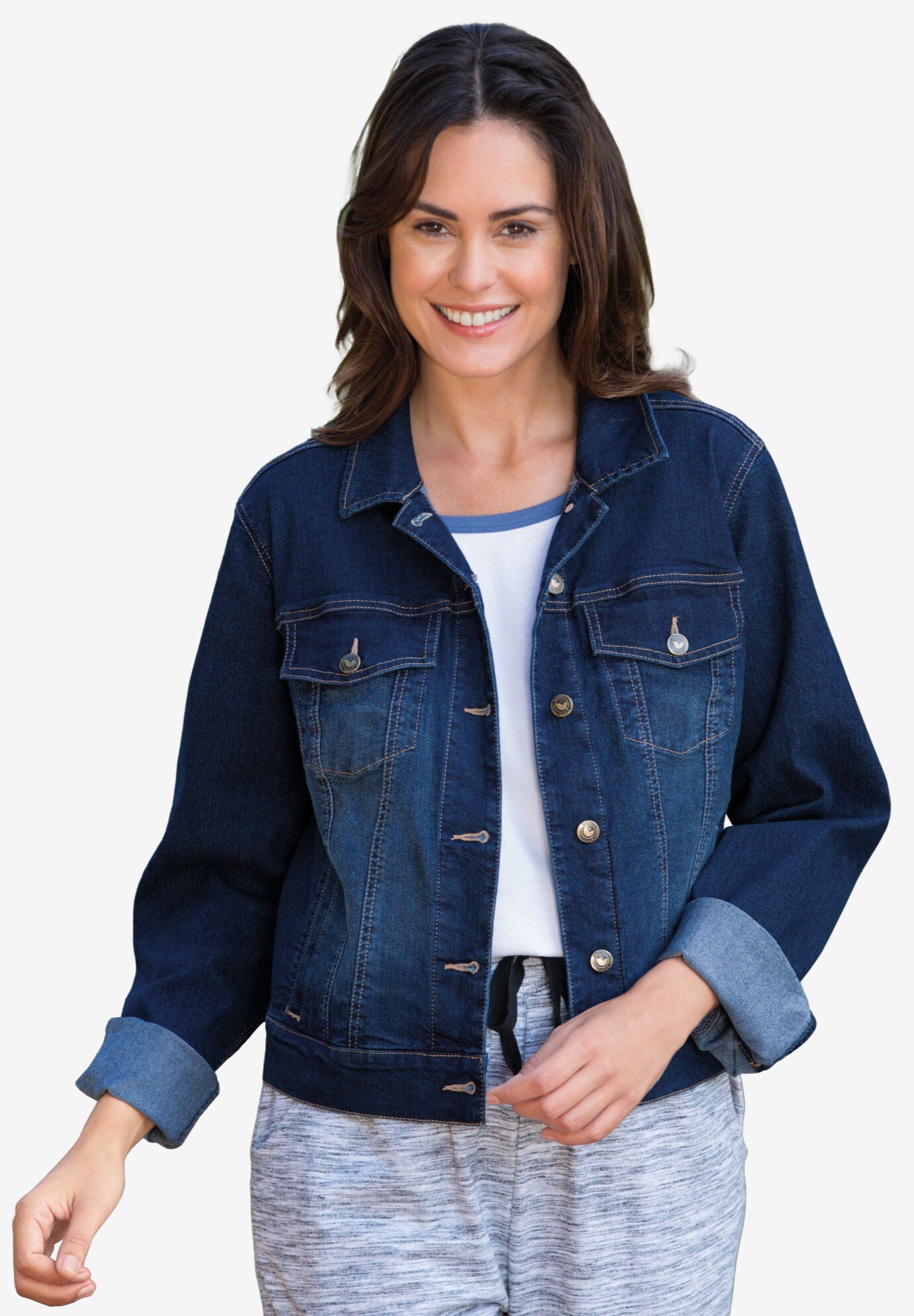Stretch Denim Jean Jacket