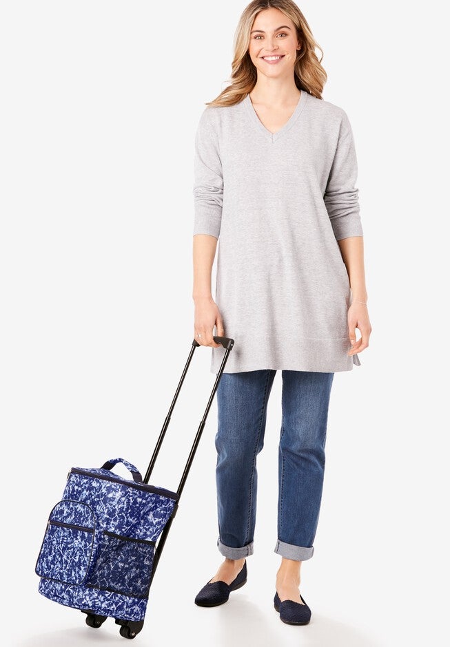 Wheeled Cooler, ULTRA BLUE BATIK, hi-res image number 0