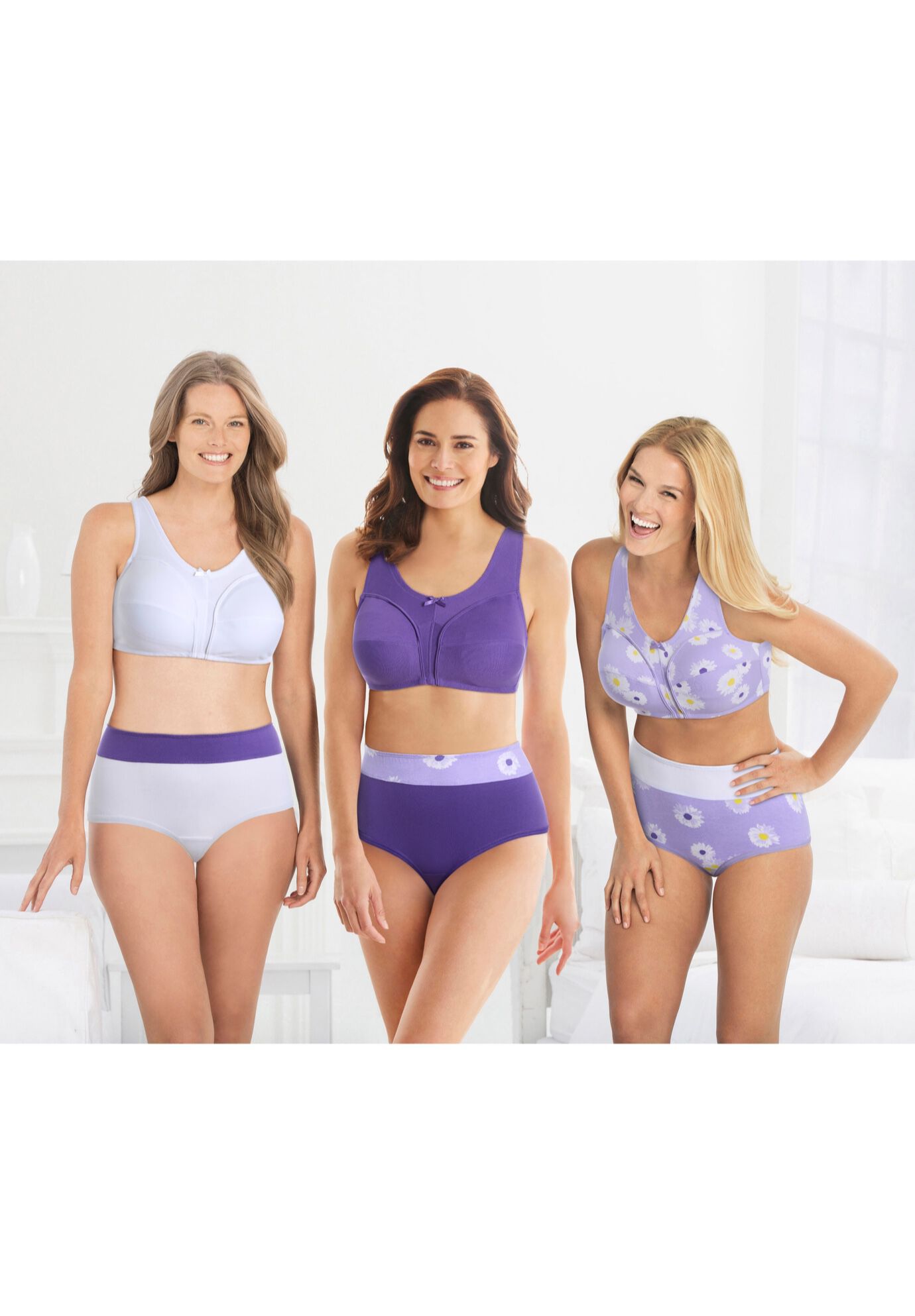 Full Coverage Stretch Cotton Color Block Brief 3-Pack, , alternate image number 7