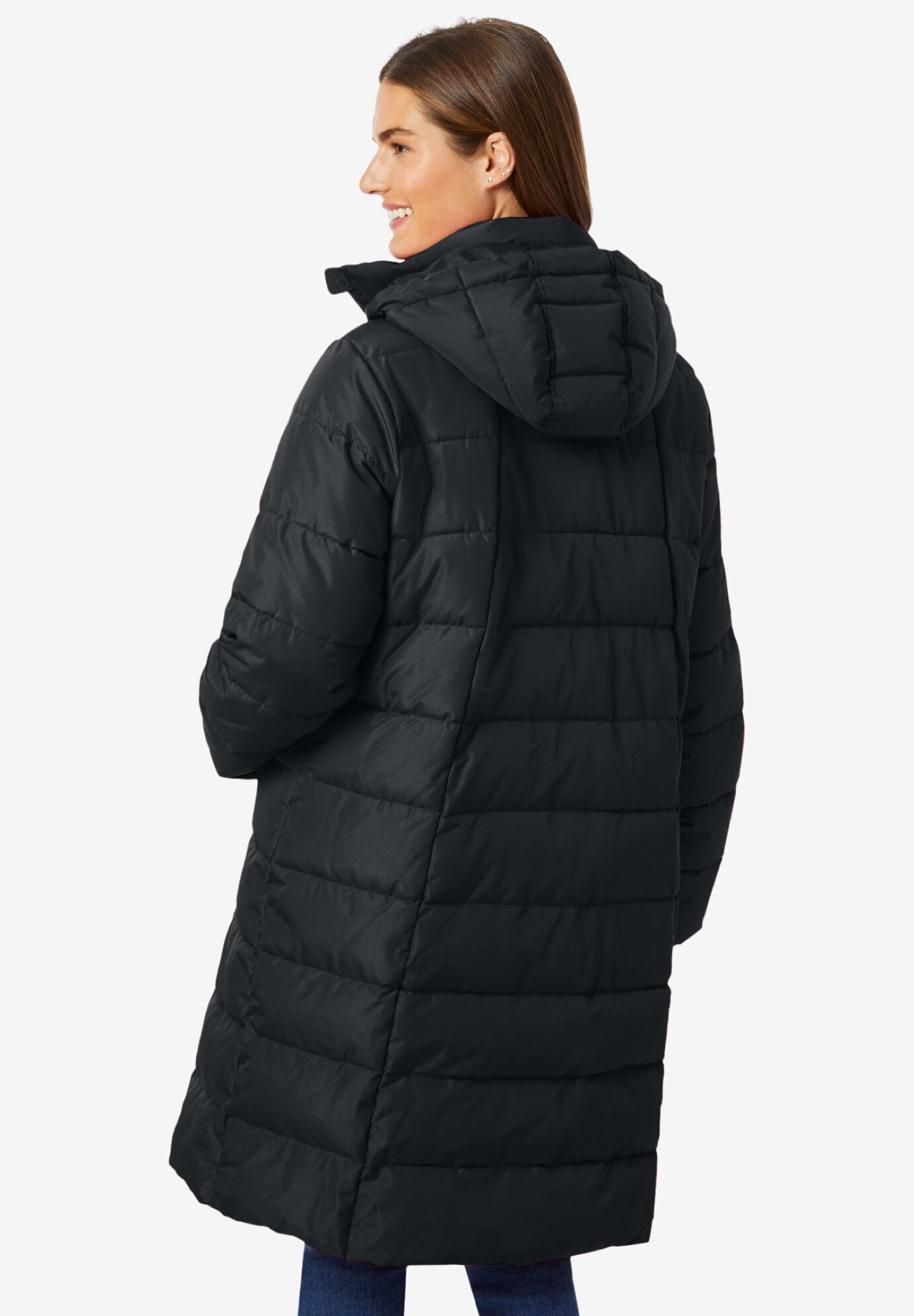 Hooded Puffer Coat, , on-hover image number 1
