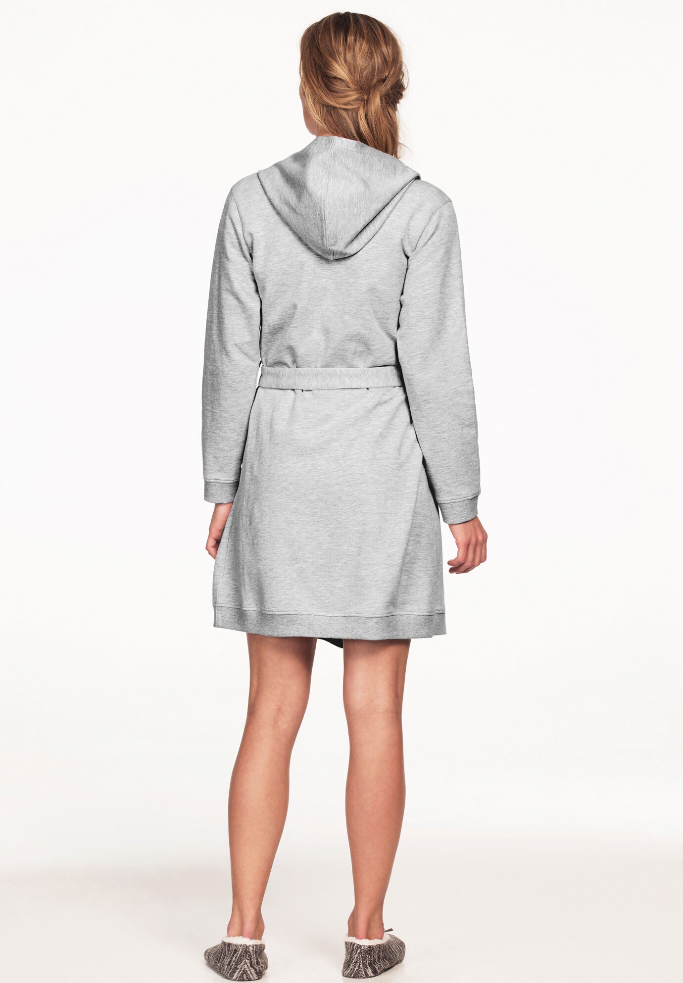 Hooded Fleece Robe, , on-hover image number 1