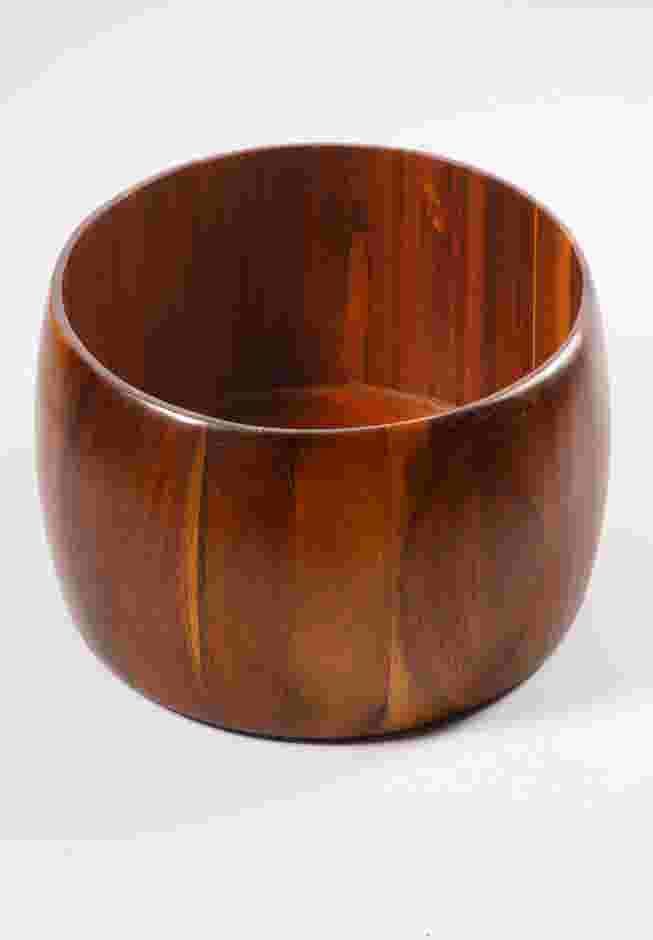 3-Piece Acacia Wood Salad Bowl Set image number 3